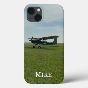 Monogram Stylish Aeroplane Photo, Aviation iPhone 13 Case