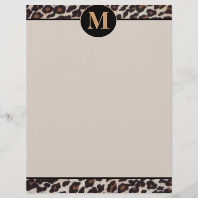 Monogram Stylish Leopard Print (Front)