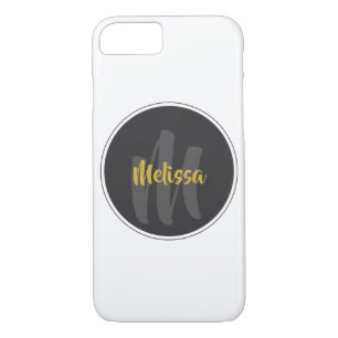 monogram stylish template iPhone 8/7 case