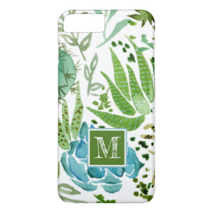 Monogram   Succulent Field I iPhone 8 Plus/7 Plus Case