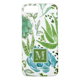 Monogram   Succulent Field I iPhone 8/7 Case