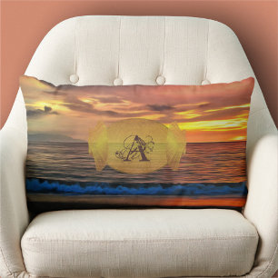 Monogram Sunset 1577  Lumbar Cushion
