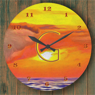Monogram Sunset 2443 Large Clock