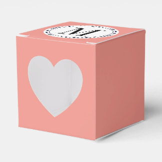 Monogram template favour box