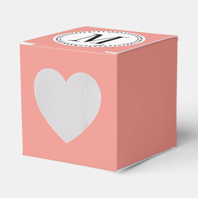 Monogram template favour box (Front Side)