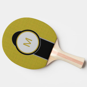 Monogram Template Modern Ping Pong Paddle