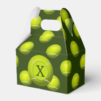 Monogram Tennis Balls Sports pattern, Favour Box