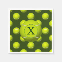 Monogram Tennis Balls Sports pattern,