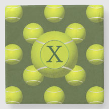 Monogram Tennis Balls Sports pattern,