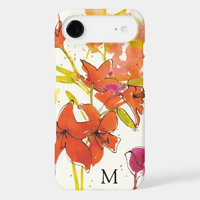 Monogram | The Plum of Patty Case-Mate iPhone Case (Back)