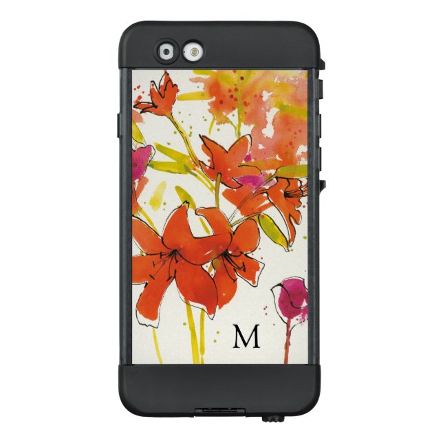 Monogram | The Plum of Patty LifeProof iPhone Case (Back)