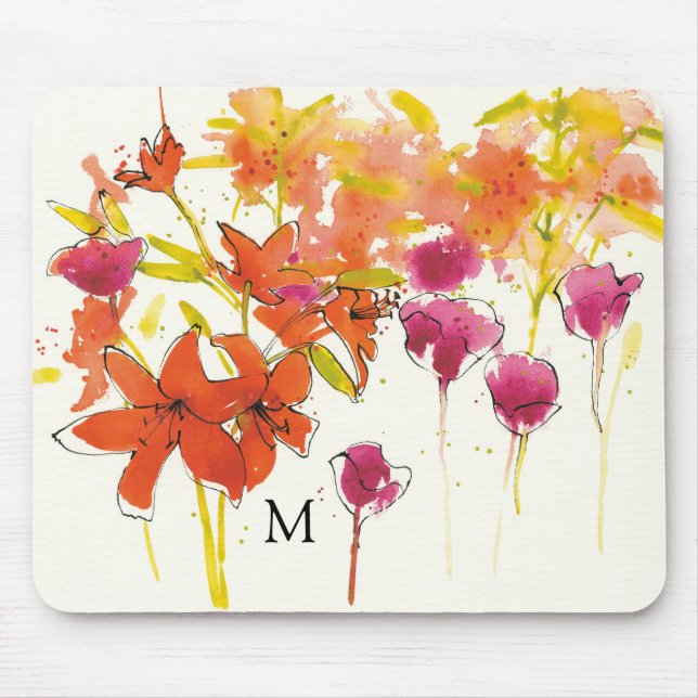 Monogram | The Plum of Patty Mouse Pad (Front)