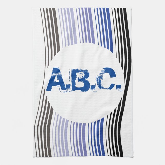 Monogram This Fun Towel (Vertical)