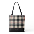 Monogram Thompson Camel Tartan Plaid Pattern
