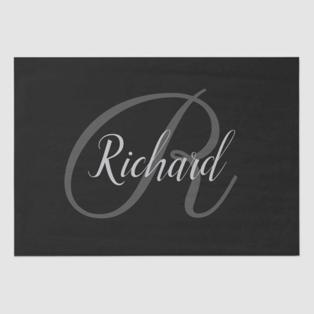 Monogram Tissue Paper (Front)