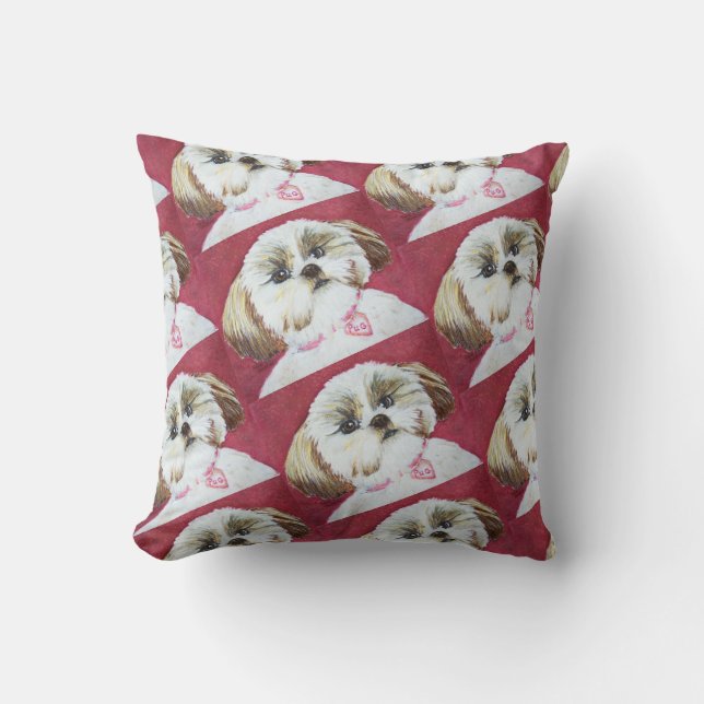 MONOGRAM TOY SHIH TZU MIX CUSHION (Front)