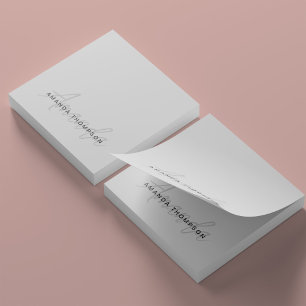 Monogram Trendy Modern Personalised With Name Post-it Notes