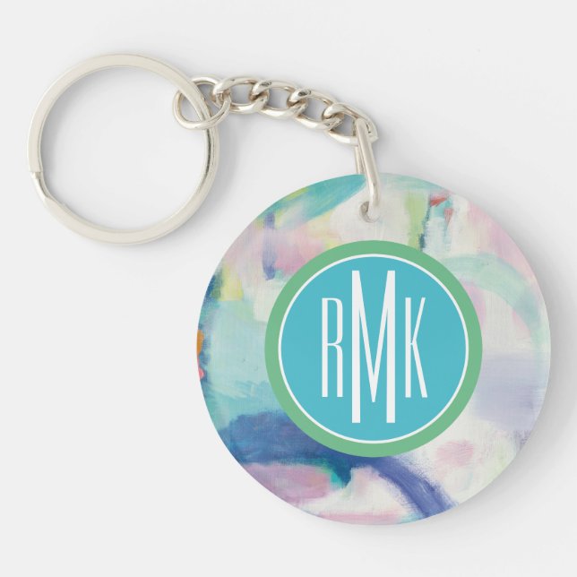 Monogram | Trial and Airy Bright Key Ring (Front)