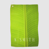 Monogram Tropical Green Banana Leaf