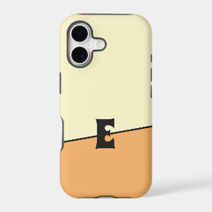 Monogram Two Colours Lemon Orange Cream