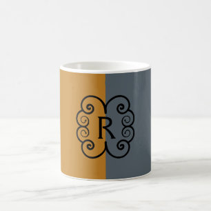 Monogram Two Tone Coffee Mug