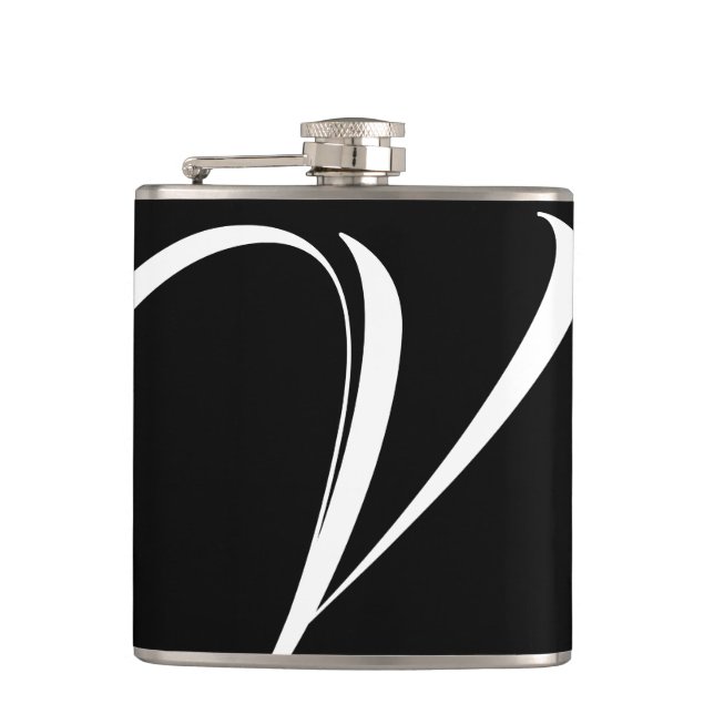 Monogram V Flask (Front)