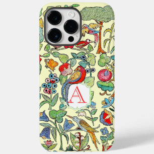 Monogram Vintage Faux Embroidered Pattern iphone Case-Mate iPhone 14 Pro Max Case