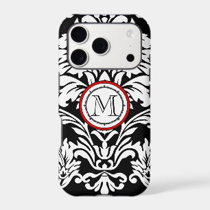 Monogram Vintage Magnolia Flower Pattern iphone