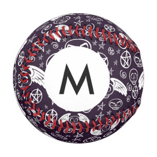 Monogram "Voodoo" Pattern Baseball
