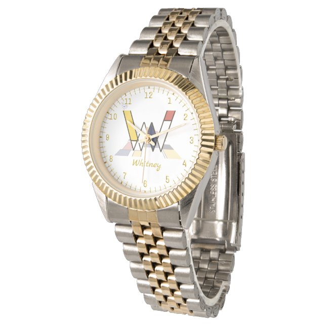 Monogram "W" - Whitney Watch (Angled)
