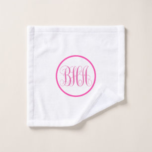 Monogram Wash Cloth