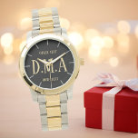 Monogram Watch Men Personalized Elegant Classy 12<br><div class="desc">1. This watch can be gifted for any commemorative occasion,  including wedding,  new baby,  birthday,  anniversary,  vow renewal,  retirement,  graduation etc. Simply edit the template fields as required.
_____________________________________________________________________________________
2. If you require assistance,  matching items,  custom design contact designer LeahG via the tab below.</div>