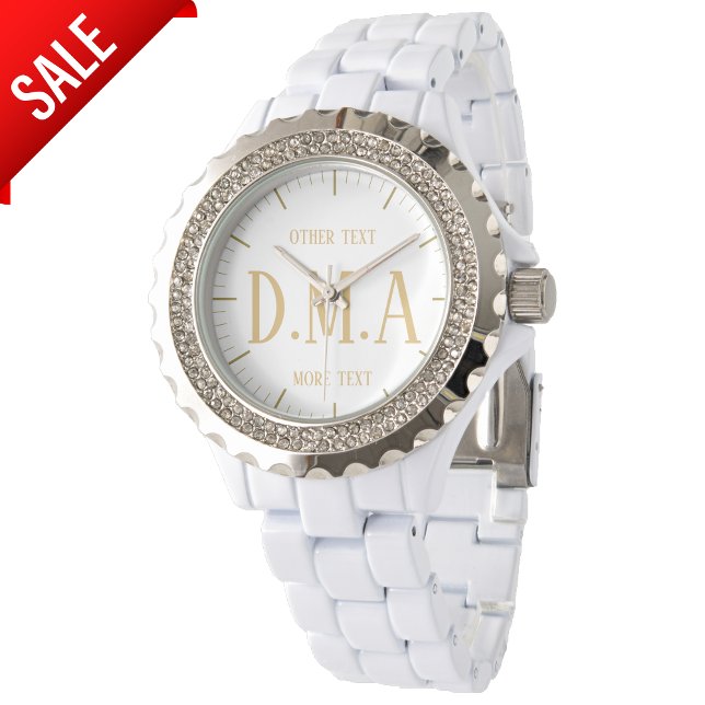 Monogram Watch Women Personalised Elegant Classy (Creator Uploaded)