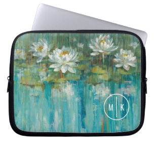 Monogram   Water Lily Pond Laptop Sleeve