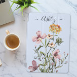 Monogram Watercolor Wildflower Bouquet #1  iPad Pro Cover<br><div class="desc">Elevate your iPad style with our Monogram Wildflower Bouquet Case. Nature-inspired protection and beauty!</div>