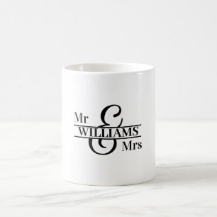 Monogram Wedding Classic Mug