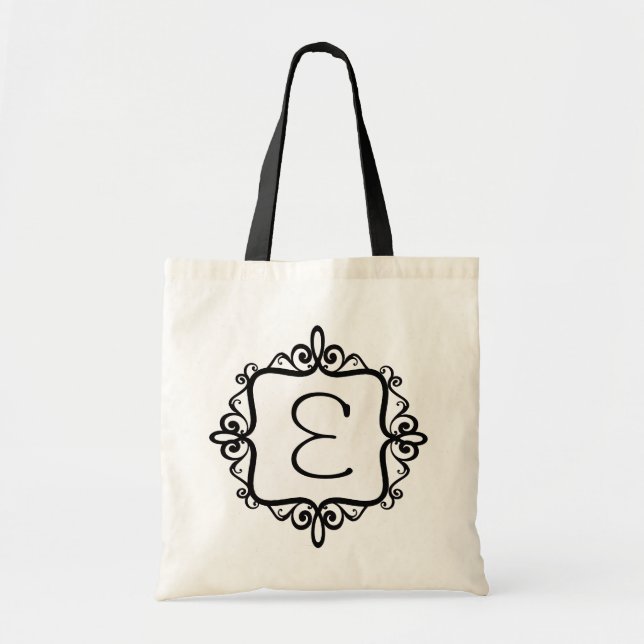 Monogram Wedding Favour Bag (Front)