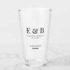 Monogram Wedding Groomsman Gift Personalised Black