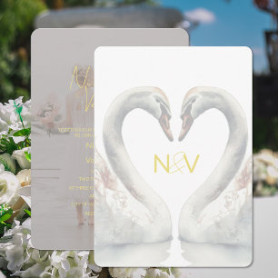 Monogram Wedding Invitation