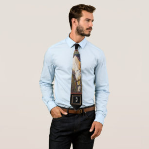 Monogram Western Art Tie