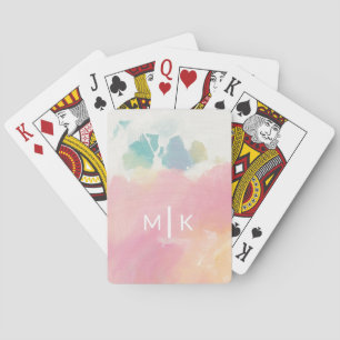 Monogram What I Saw Upon Waking Playing Cards