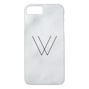 Monogram White Marble iPhone 8/7 Case