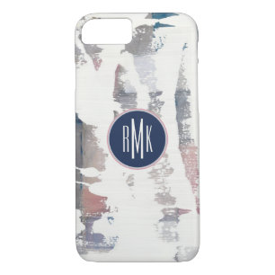 Monogram   White Out Crop iPhone 8/7 Case