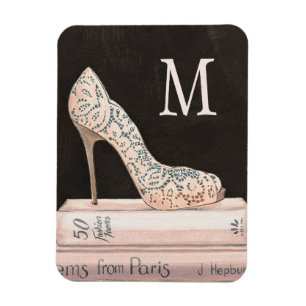 Monogram   Wild Apple   Elegant High Heel Fashion Magnet