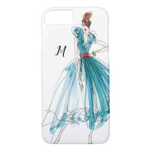 Monogram | Wild Apple | Haute Couture Fashion Case-Mate iPhone Case (Back)