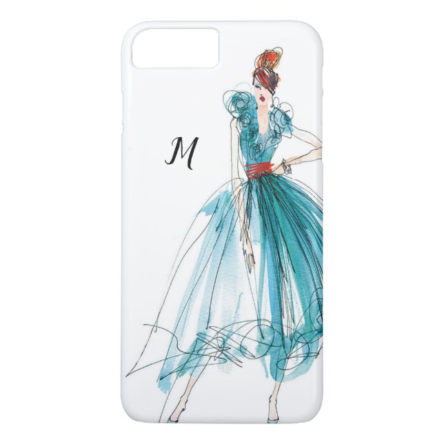 Monogram | Wild Apple | Haute Couture Fashion Case-Mate iPhone Case (Back)