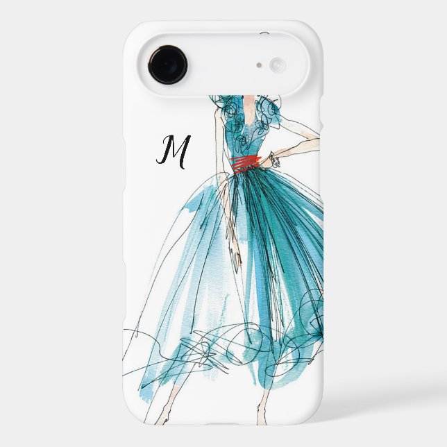 Monogram | Wild Apple | Haute Couture Fashion Case-Mate iPhone Case (Back)