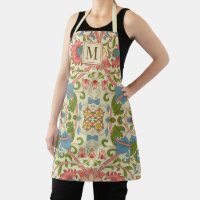 Monogram William Morris Botanical Pattern