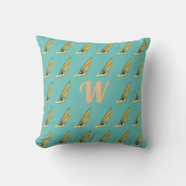Monogram Windsurfing Cushion (Front)