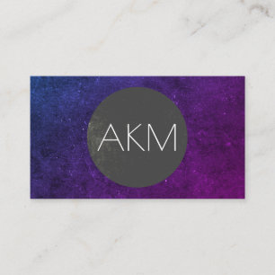 Monogram with Texturised Colour Ways Business Card